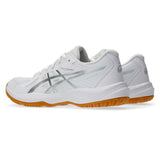 Asics Gel Upcourt 6 Women's Indoor Court Shoe (White/Pure Silver) - RacquetGuys.ca