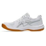 Asics Gel Upcourt 6 Women's Indoor Court Shoe (White/Pure Silver) - RacquetGuys.ca