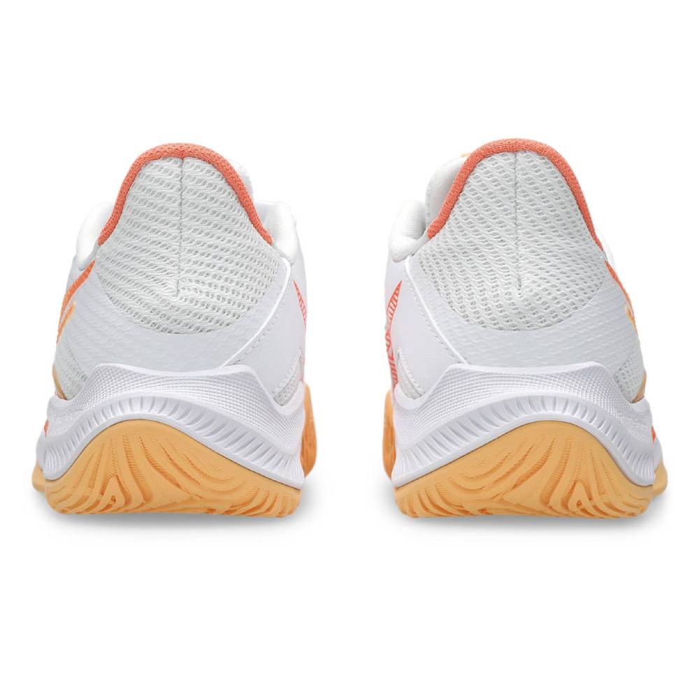 Asics Blade FF 2 Women's Indoor Court Shoe (White/Vivid Coral) - RacquetGuys.ca