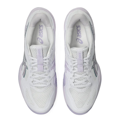 Asics Blade FF 2 Women's Indoor Court Shoe (White/Dahlia) - RacquetGuys.ca