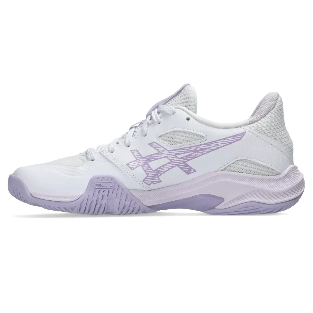 Asics Blade FF 2 Women's Indoor Court Shoe (White/Dahlia) - RacquetGuys.ca