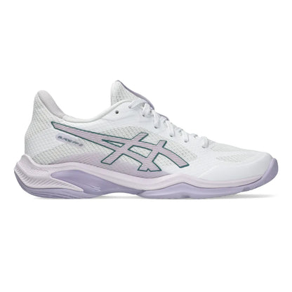 Asics Blade FF 2 Women's Indoor Court Shoe (White/Dahlia) - RacquetGuys.ca