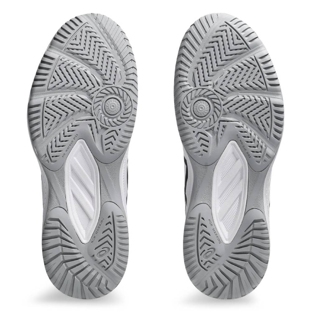 Asics Upcourt 6 GS Junior Indoor Court Shoe (White/Black) - RacquetGuys.ca