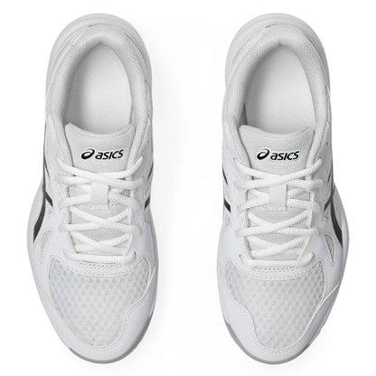 Asics Upcourt 6 GS Junior Indoor Court Shoe (White/Black) - RacquetGuys.ca