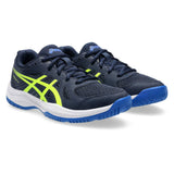 Asics Gel Upcourt 6 GS Junior Indoor Court Shoe (Midnight/Safety Yellow)