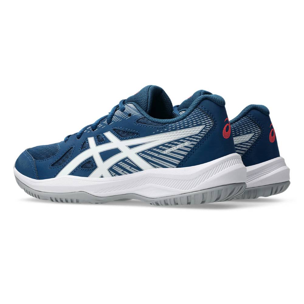 Asics Upcourt 6 GS Junior Indoor Court Shoe (Mako Blue/White) - RacquetGuys.ca