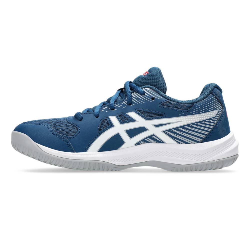 Asics Upcourt 6 GS Junior Indoor Court Shoe (Mako Blue/White) - RacquetGuys.ca