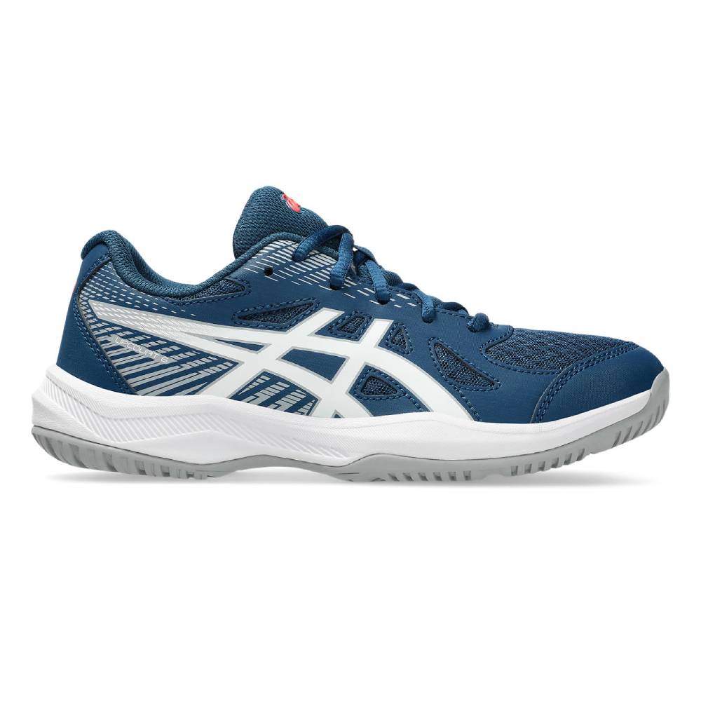 Asics Upcourt 6 GS Junior Indoor Court Shoe (Mako Blue/White) - RacquetGuys.ca
