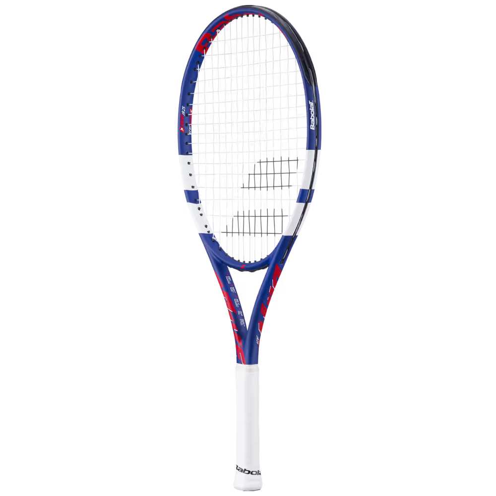 Babolat Drive 25 Junior Gen 11 (Pre-strung, Blue/Red) - RacquetGuys.ca