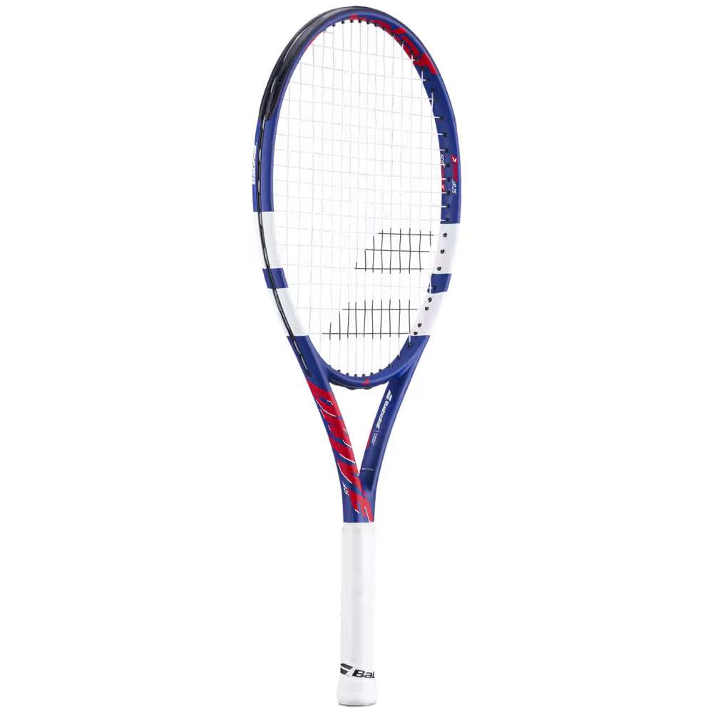 Babolat Drive 25 Junior Gen 11 (Pre-strung, Blue/Red) - RacquetGuys.ca