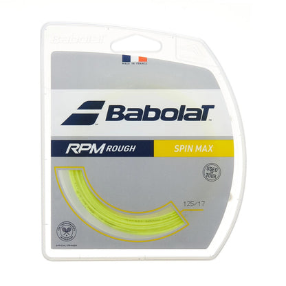 Babolat RPM Rough 17/1.25 Tennis String (Yellow) - RacquetGuys.ca