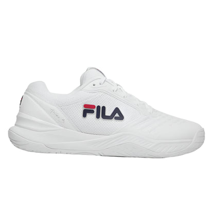Fila Axilus 3 Men's Tennis Shoe (White/Navy) - RacquetGuys.ca