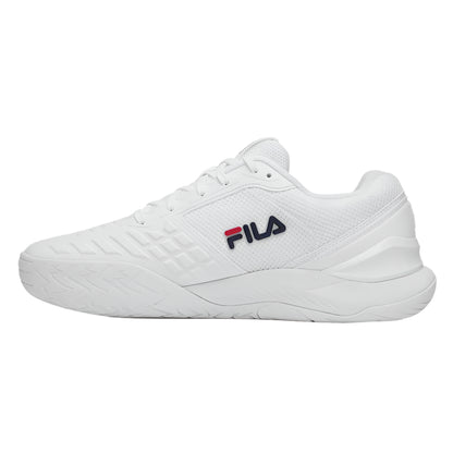 Fila Axilus 3 Men's Tennis Shoe (White/Navy) - RacquetGuys.ca