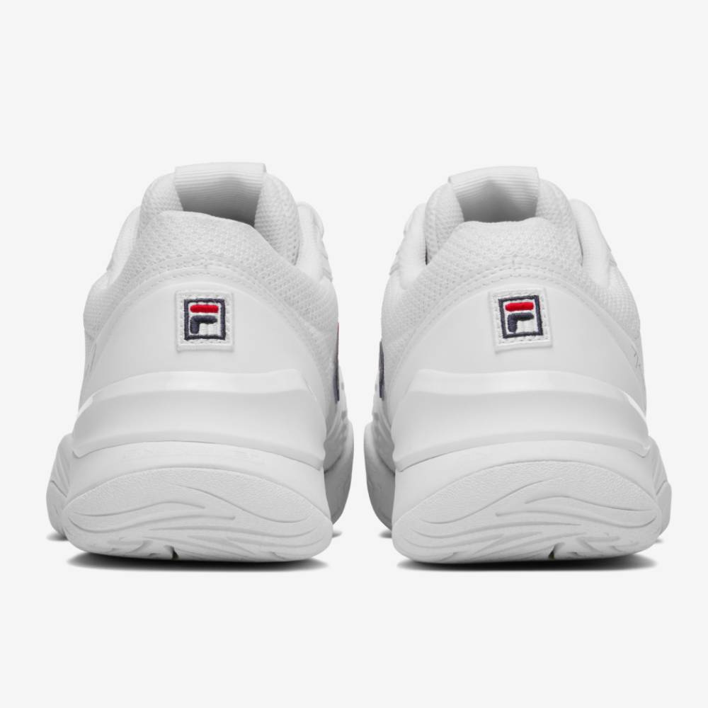 Fila Axilus 3 Men's Tennis Shoe (White/Navy) - RacquetGuys.ca