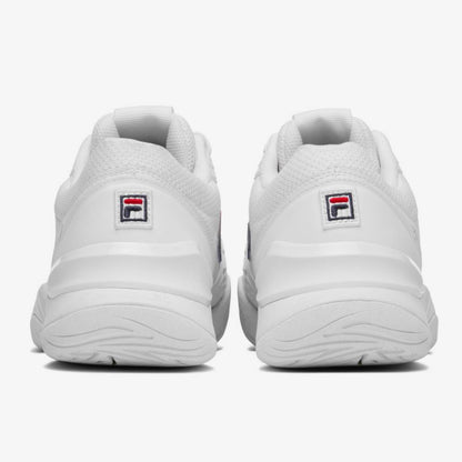 Fila Axilus 3 Men's Tennis Shoe (White/Navy) - RacquetGuys.ca