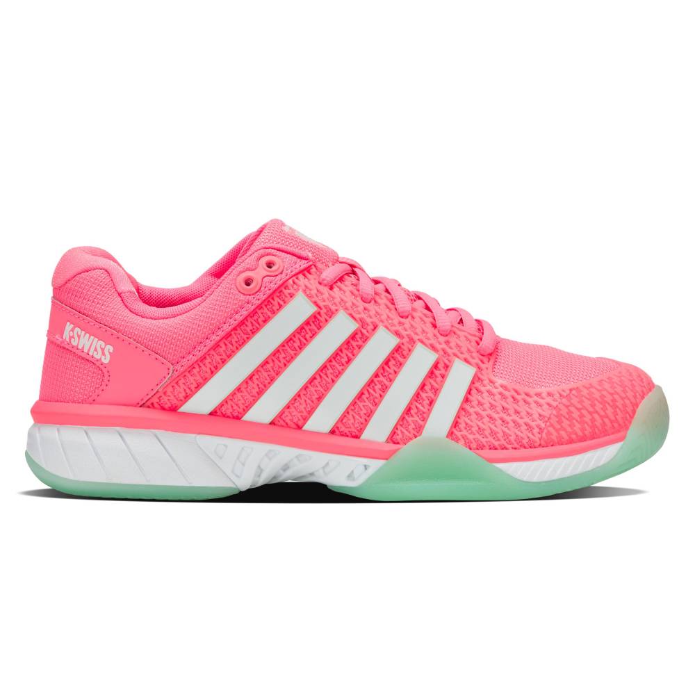 K-Swiss Express Light Women's Pickleball Shoe (Neon Pastel Pink) - RacquetGuys.ca