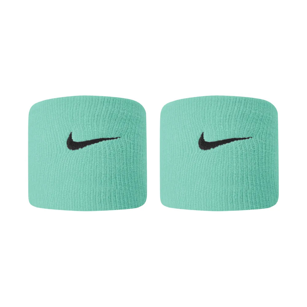 Nike Tennis Premier Wristbands 2 Pack (Mint/Black) - RacquetGuys.ca