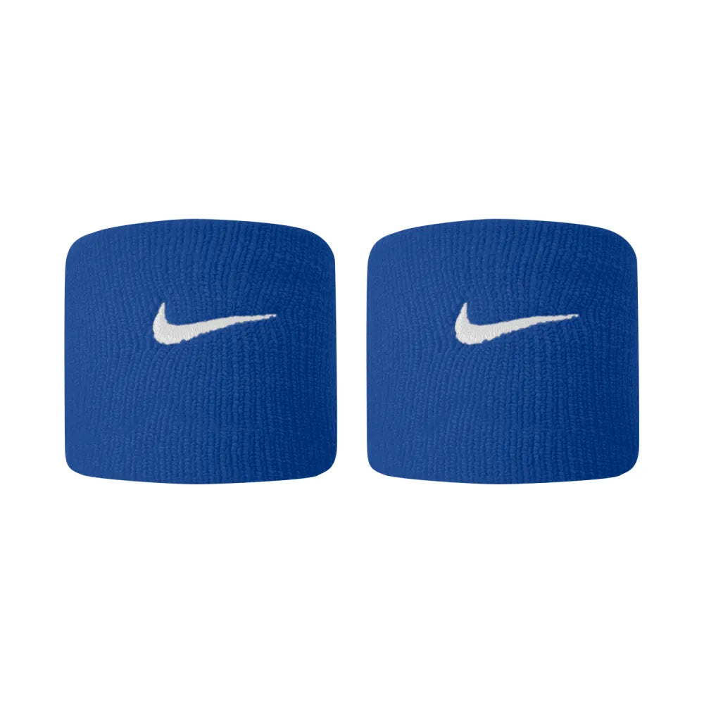 Nike Tennis Premier Wristbands 2 Pack (Old Royal/White) - RacquetGuys.ca