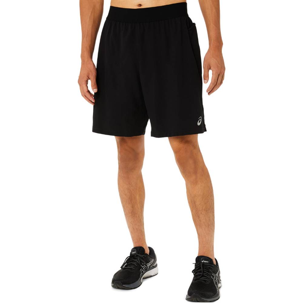 Asics Men's 9-Inch Mixer Shorts (Black) - RacquetGuys.ca