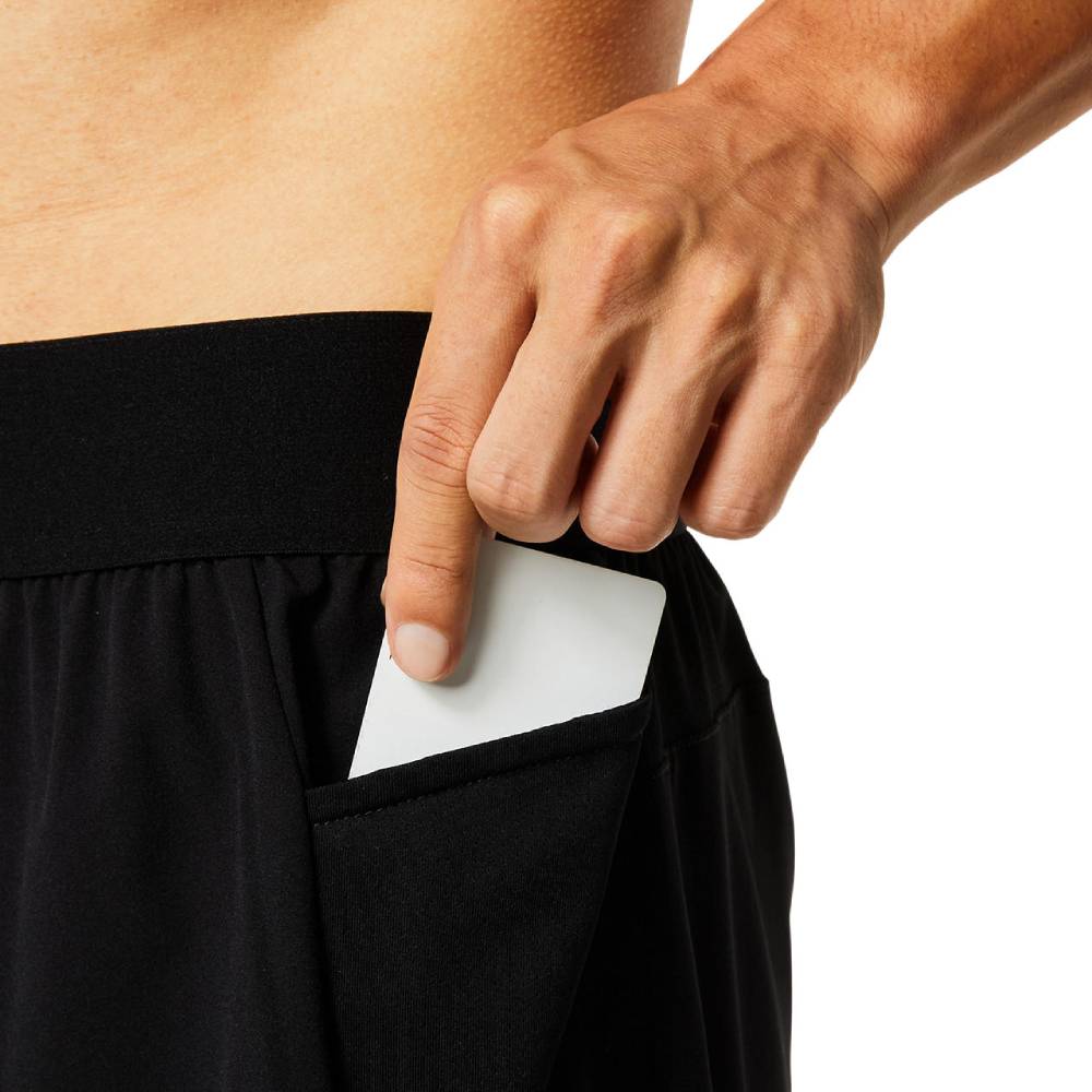 Asics Men's 9-Inch Mixer Shorts (Black) - RacquetGuys.ca