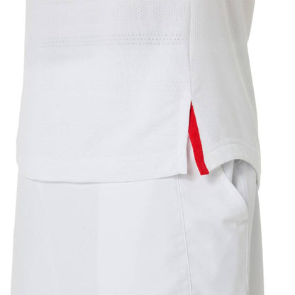 Asics Men's Match Short Sleeve Top (Brilliant White) - RacquetGuys.ca