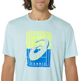 Asics Men's Court GS Graphic Tee Top (Blue) - RacquetGuys.ca