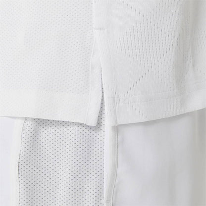 Asics Men's Match Actibreeze Polo Shirt (Brilliant White) - RacquetGuys.ca