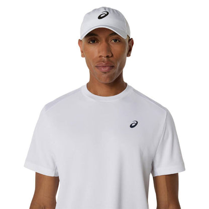 Asics Men's Court SS Top (Brilliant White) - RacquetGuys.ca