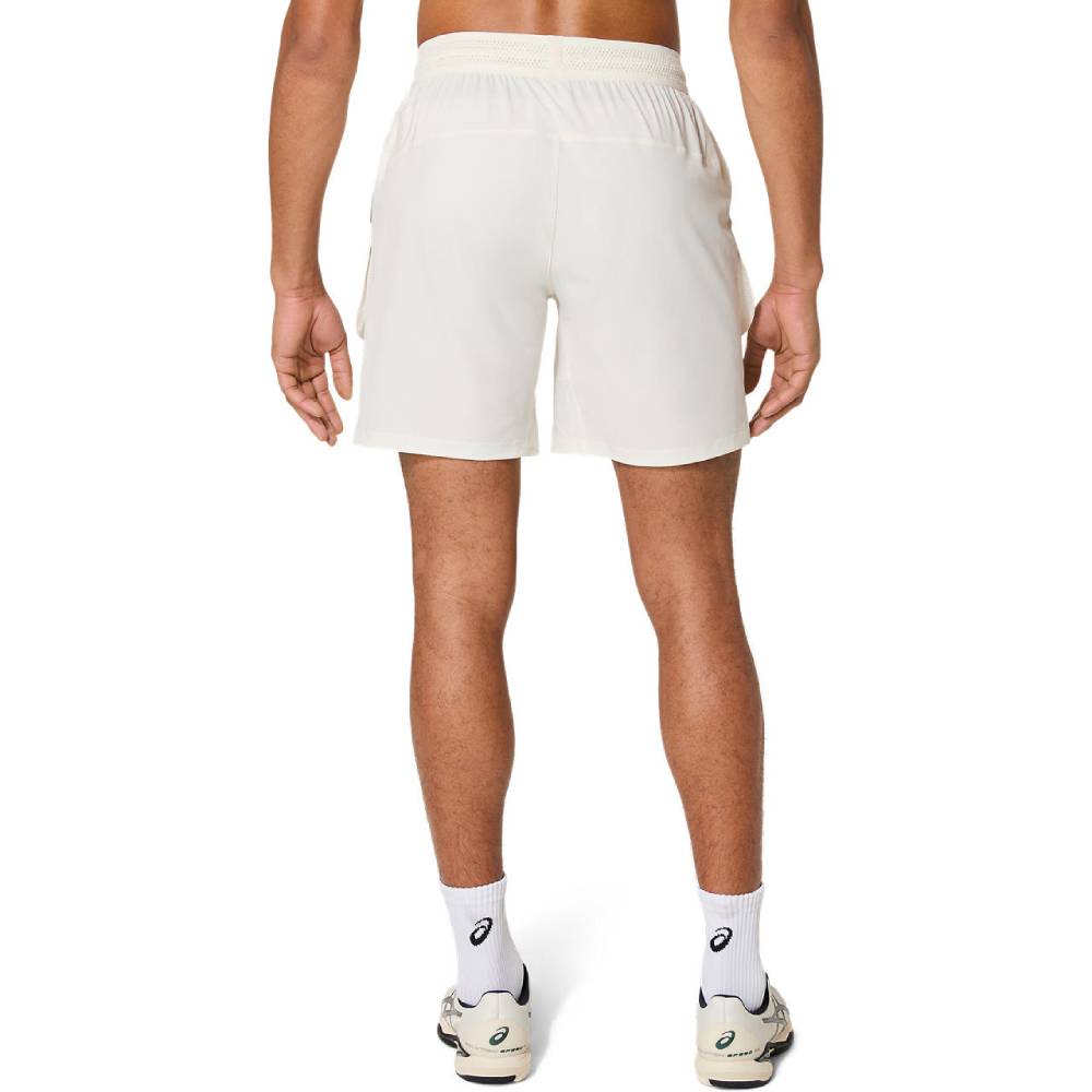 Asics Men's Match Short 7-Inch (Cream) - RacquetGuys.ca