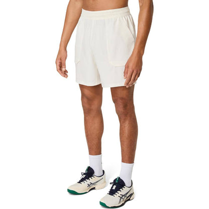 Asics Men's Match Short 7-Inch (Cream) - RacquetGuys.ca