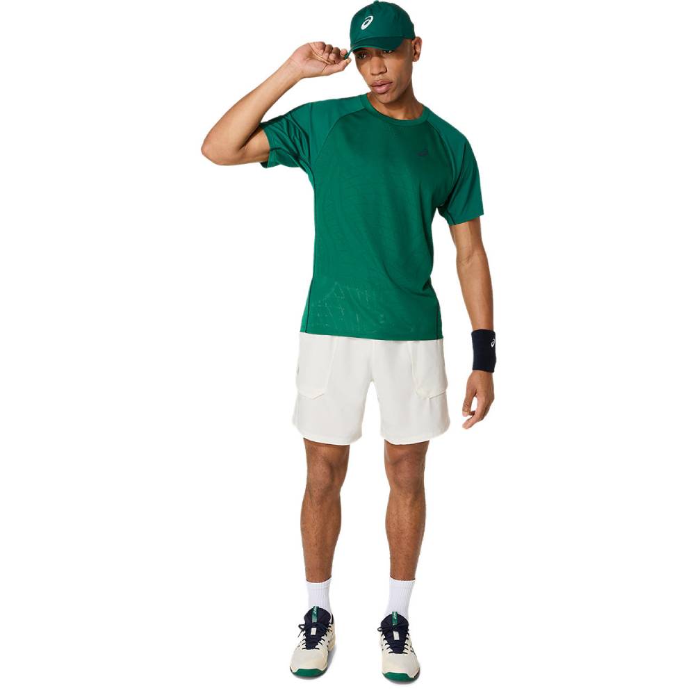 Asics Men's Match Short 7-Inch (Cream) - RacquetGuys.ca