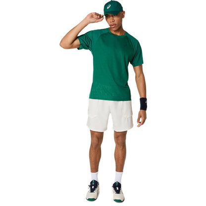 Asics Men's Match Short 7-Inch (Cream) - RacquetGuys.ca