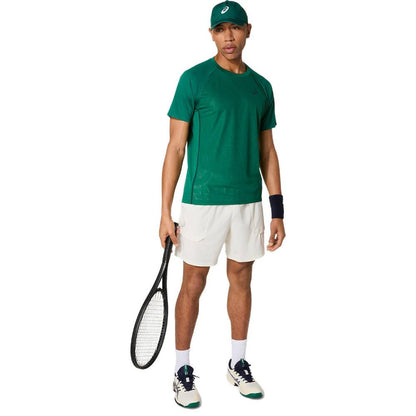 Asics Men's Match Short 7-Inch (Cream) - RacquetGuys.ca