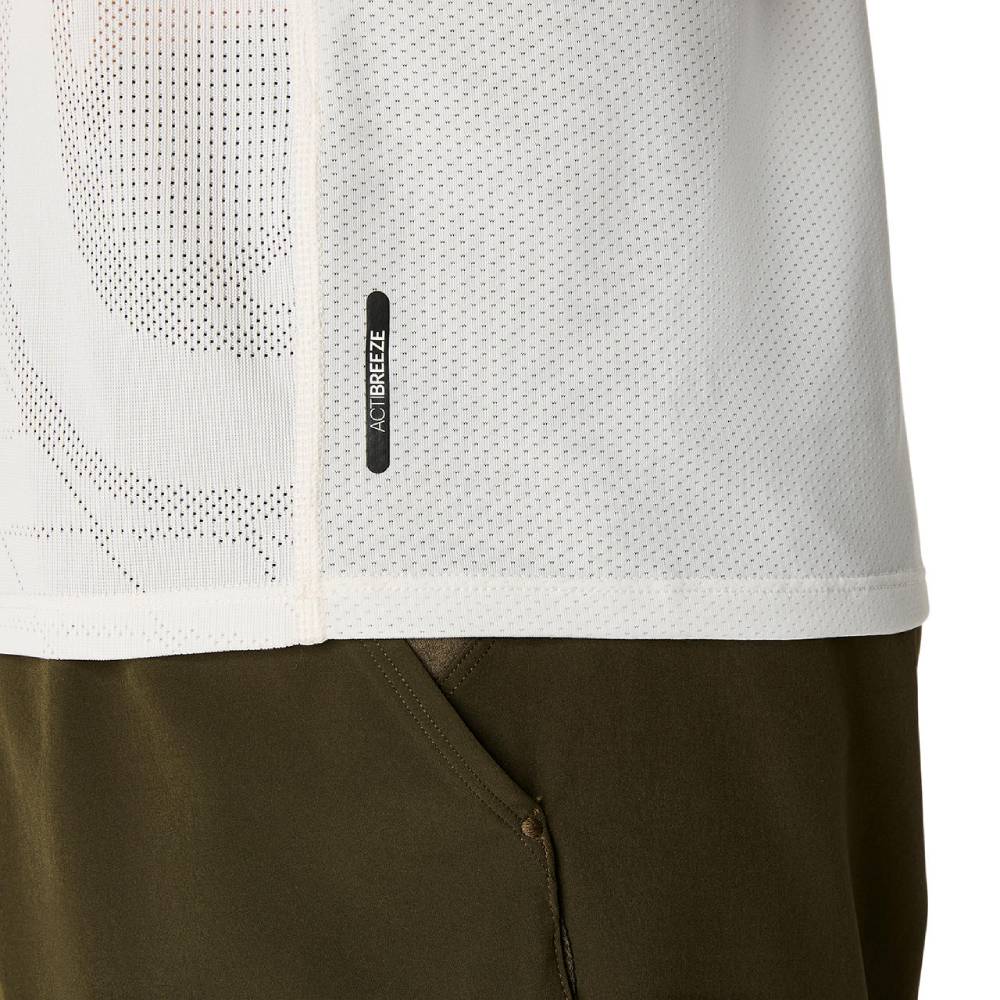 Asics Men's Match Actibreeze Polo (Cream) - RacquetGuys.ca