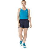 Asics Women's Court Tank Top (Teal Blue/Brilliant White) - RacquetGuys.ca