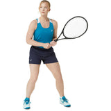 Asics Women's Court Tank Top (Teal Blue/Brilliant White) - RacquetGuys.ca