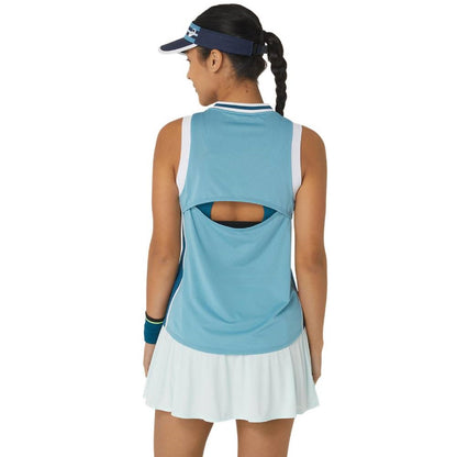 Asics Women's Match Tank (Blue) **description - RacquetGuys.ca