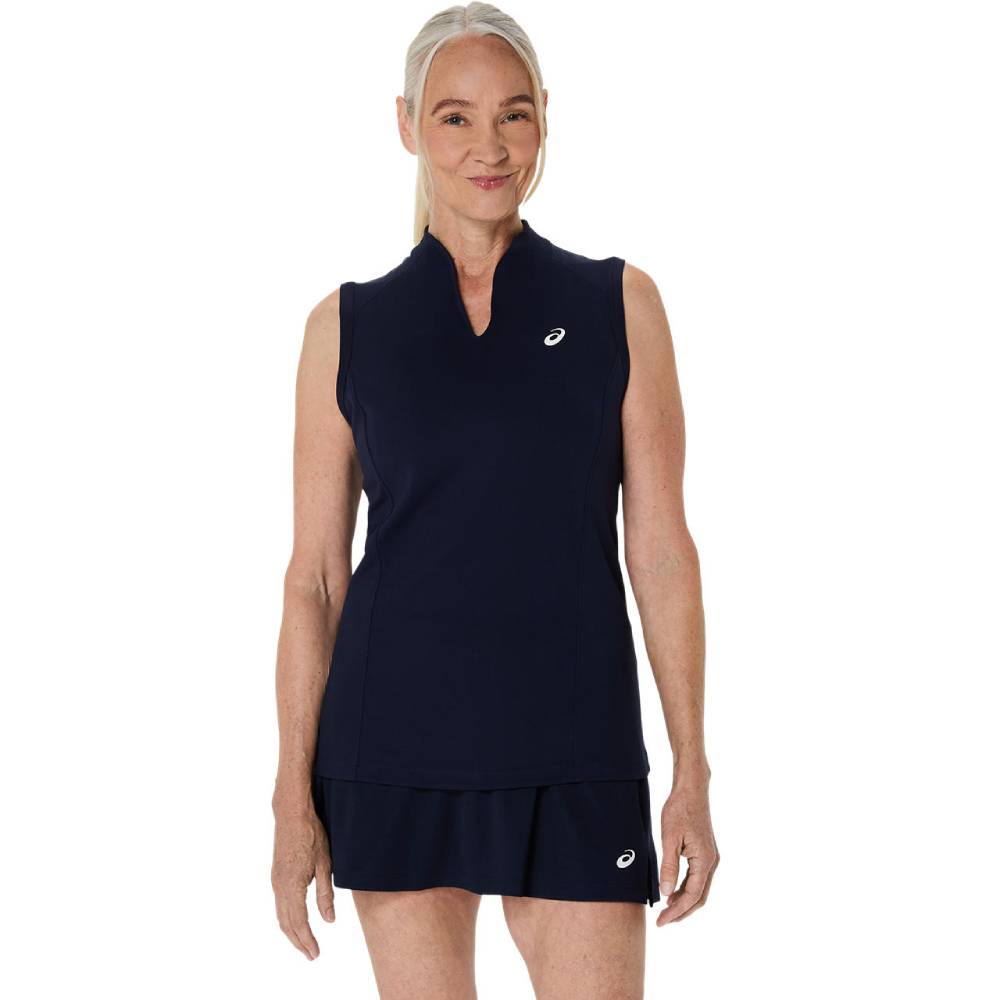 Asics Women's Club Tank Top (Midnight) - RacquetGuys.ca