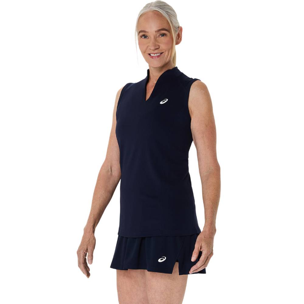 Asics Women's Club Tank Top (Midnight) - RacquetGuys.ca