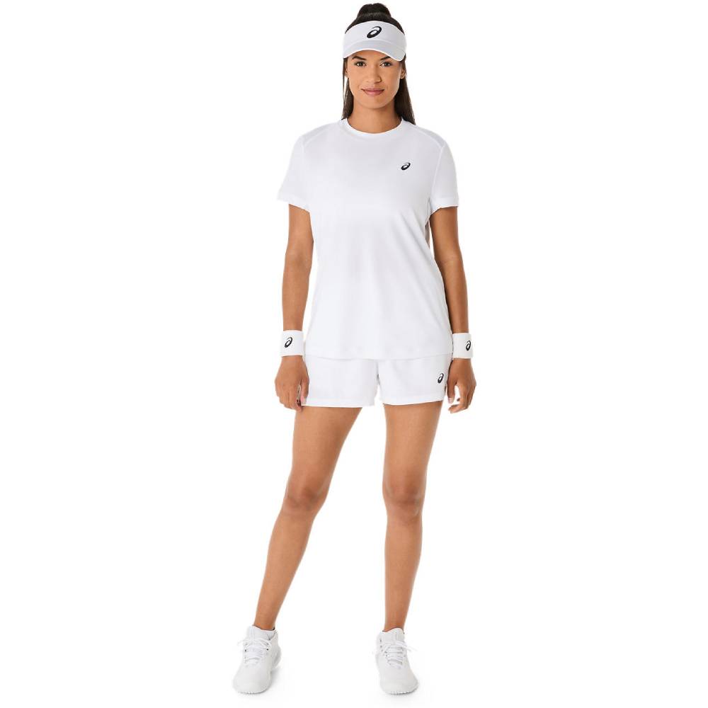 Asics Women's Court 2-N-1 Short (Brilliant White) - RacquetGuys.ca