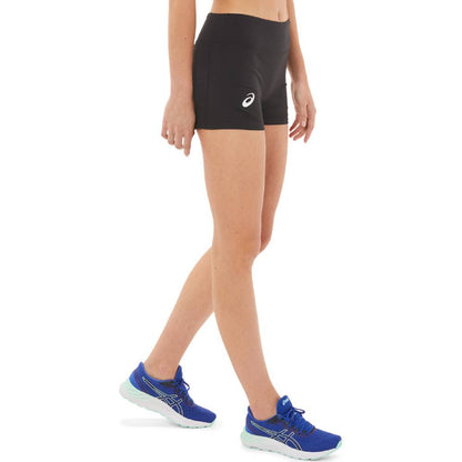 Asics Women's Circuit 3 Inch Compression Short (Team Black) - RacquetGuys.ca