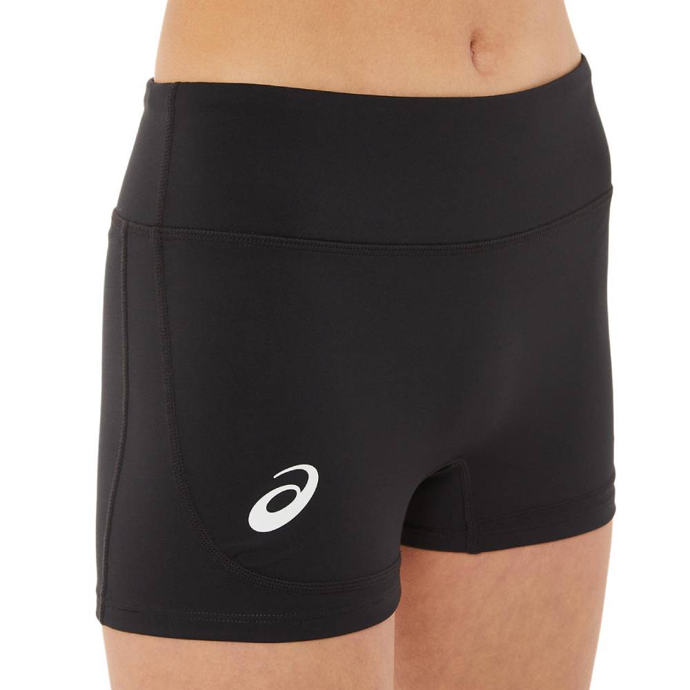 Asics Women's Circuit 3 Inch Compression Short (Team Black) - RacquetGuys.ca