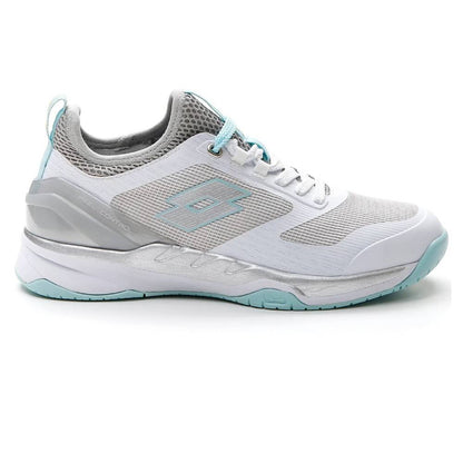 Lotto Mirage 200 Speed Women's Tennis Shoe (White/Silver) - RacquetGuys.ca