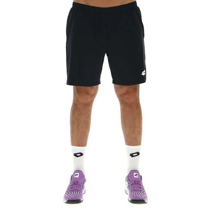 Lotto Men's Top II Short 7-Inch (Black) - RacquetGuys.ca