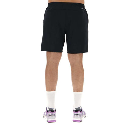 Lotto Men's Top II Short 7-Inch (Black) - RacquetGuys.ca