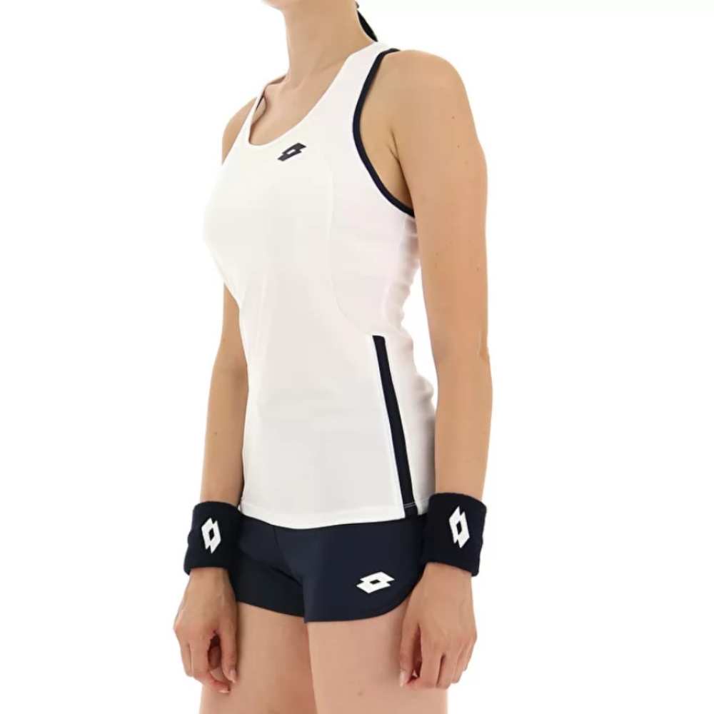 Lotto Women's  Squadra II Tank Top (Bright White) - RacquetGuys.ca