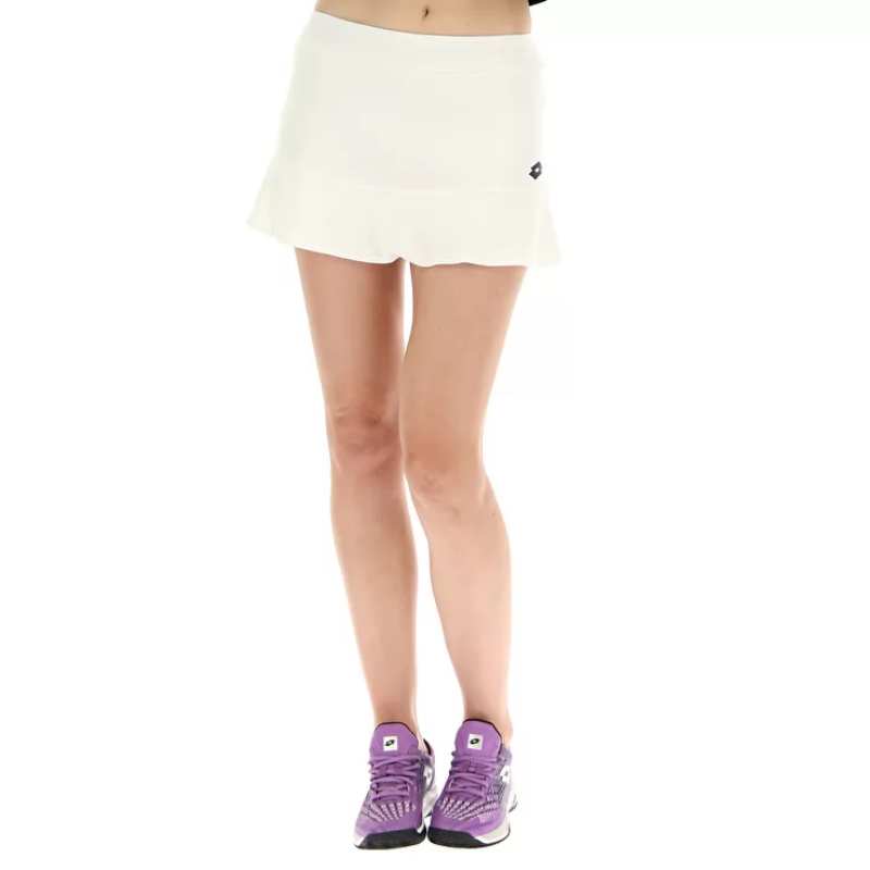 Lotto Women's Squadra II Skirt (Bright White) - RacquetGuys.ca