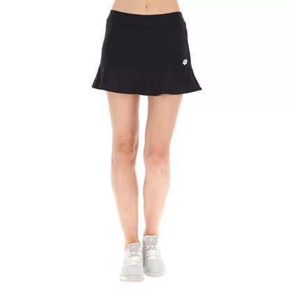 Lotto Women's  Squadra II Skirt (Black) - RacquetGuys.ca