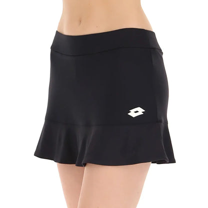 Lotto Women's  Squadra II Skirt (Black) - RacquetGuys.ca