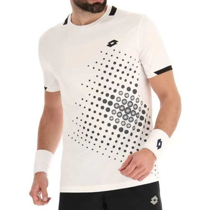 Lotto Men's Top IV 1 Top (White/Black) - RacquetGuys.ca